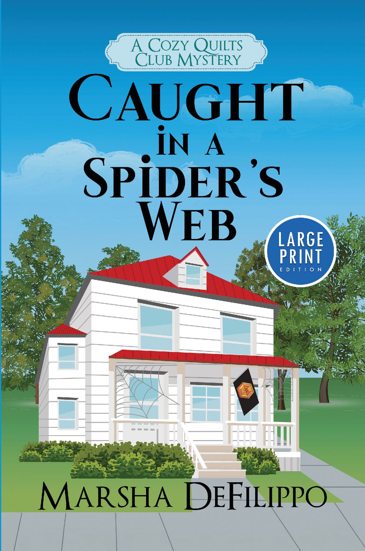 Caught in a Spider's Web Large Print